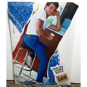 1986 Lee Storm Rider Jeans Vintage Fashion Advertising Print Ad Denim